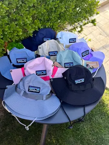 Assorted Patagonia-style Sun Bucket Hats - Multiple Colors