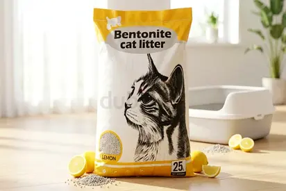 25L Lemon Scented Bentonite Cat Litter - New