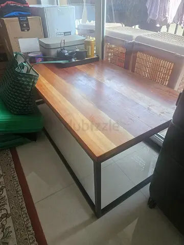 wood coffee table