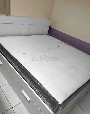 IKEA brimnes bed with mattress King size bed