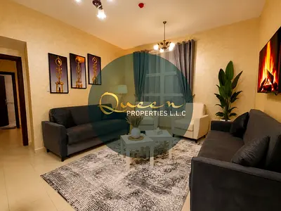 Two Bedroom and Living Room Apartment for Rent in Al Nuaimiya 1202 Prime Location Opposite Thumbay Hospital Clean Furnished Central AC Two Bathrooms B