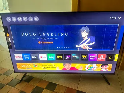 Qled 55 inch Hisense Smart LED TV - Good Working Condition