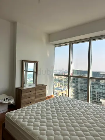 Queen Frame-Mattress with dresser and mirror set