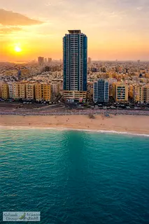 SPACIOUS 2BHK FLATS FOR RENT IN AL SHAALI TOWER, AJMAN CORNICHE, DIRECT FROM THE OWNER ( NO COMMISSI