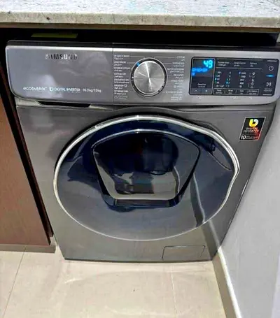 2in1 Samsung eco bubble touch led Front Load 10kg Washer 7KG Dryer Combo