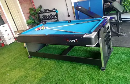 SCOREX 4 in 1 Games- billiard table  air hockey table  tennis table  dinning