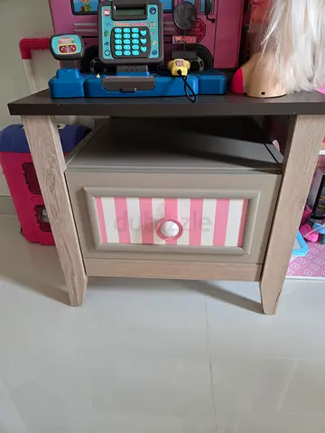 Wooden side table and night stand for kids barely used