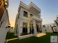 Your dream villa, a classic villa in the heart of Ajman, including registration fees, opposite the m