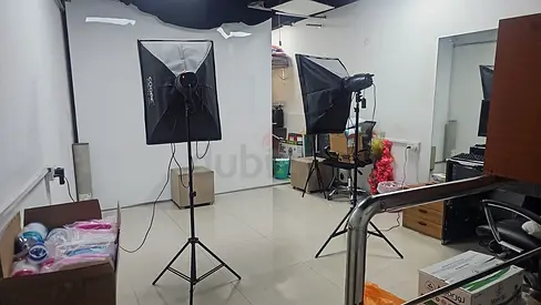 Photography Studio Lighting Kit with Softboxes and Stands - Used