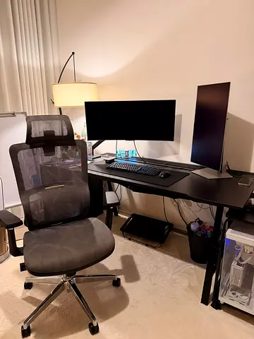 Desk and chair