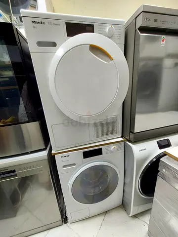 Miele latest model 8 kg washer and 8 kg dryer separate set freestanding good