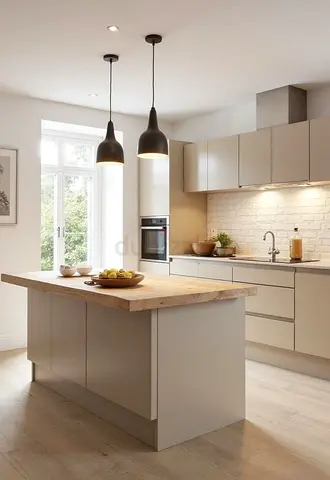 Modern kitchen island Custom Made