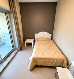Partition in tecom with balconie/ for 1 person / ready to move in