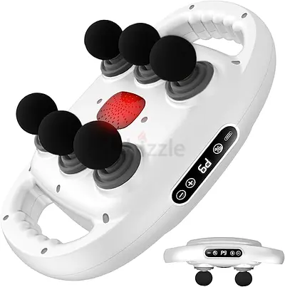 Portable Electric Body Massager with 6 Heads
