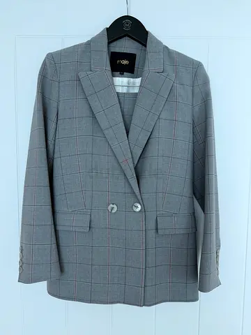 Maje Paris Wool Blend Suit Set – Blazer  Skort