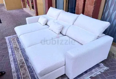 Ikea Eskelstuna L shape sofa bed Beige
