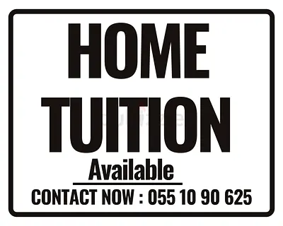 Home Tutor Available For All Subjects From Grade 1