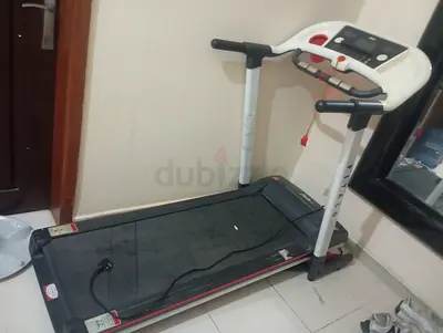 Used electric treadmill - compact home running machine