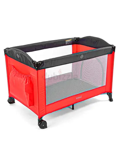Portable Baby Travel Playpen / Pack n Play - Red