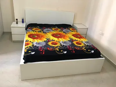 Master bedroom with attached washroom