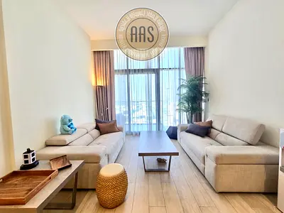 Chiller free fully Furnihed 1 bedroom for rent with Burj Khalifa view only in 80k