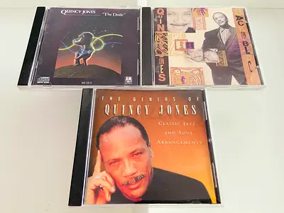 3 Quincy Jones Music CD’s