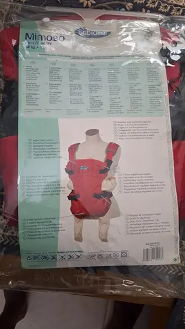 Used Baby Carrier / Front Pack - Minoso Red