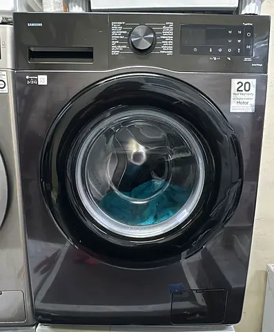 Samsung Front Load Washing Machine - 9kg (Black, Good Condition)