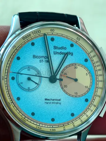Studio Underdog Bicompax ST-19 Mechanical Hand-Winding Chronograph Watch