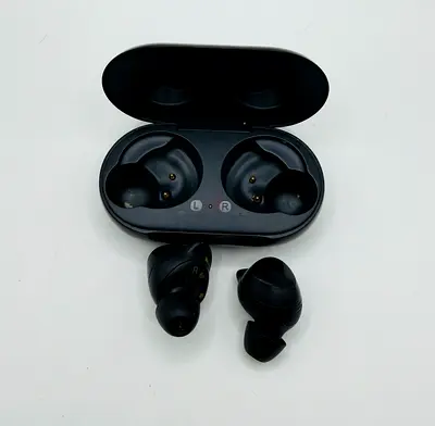 Galaxy Plus Bluetooth Wireless In-Ear Earbuds With Charging Case Black