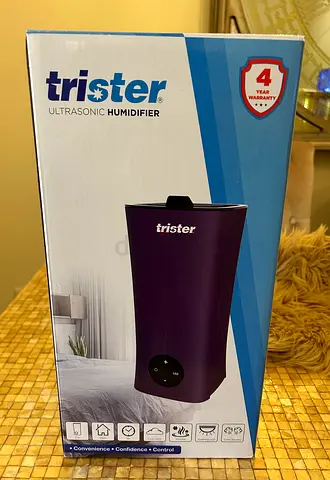 Trister Ultrasonic Humidifier - Compact, New in Box, price is negotiable