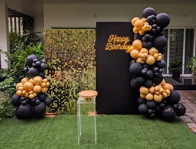 Balloons decorations services Available