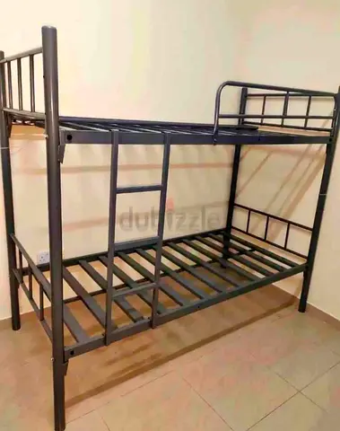 Second hand Metal Bunk Bed Frame - Sturdy Double Deck For Sale