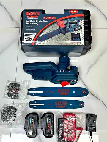 Boss cordless Chainsaw 10+12 inches