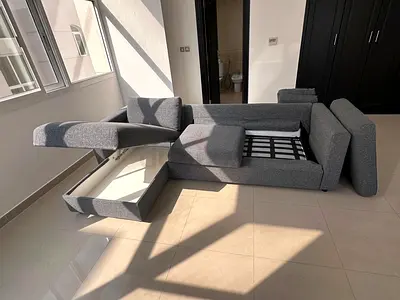 Ikea vimle L shape sofa bed Dark gray