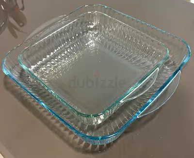 2 Square Glass Baking Dish