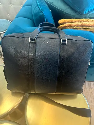 Original Montblanc Meisterstuck Soft Grain Document Briefcase leather bag