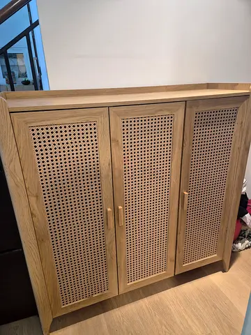 Shoe Cabinet 3 Doors 5 Shelves For Sale