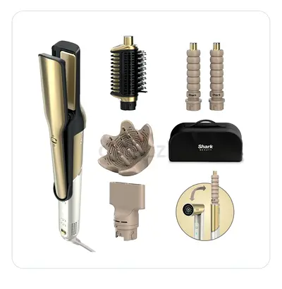 Shark Hair Multi-Styler with Brush, Diffuser and Curl Attachments