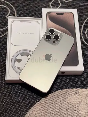 iPhone 15 pro max , Natural Titanium