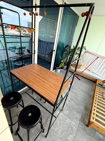 Outdoor dining balcony table