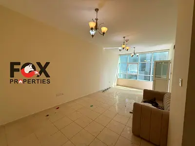 1BR hall for annual rent in Orient Towers. Free gym, swimming pool and parking. AED 35,000, 4 payments, security cheque.