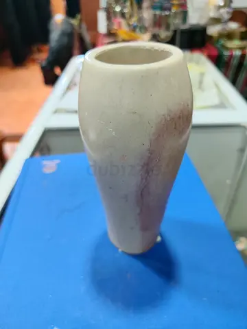 Handmade Stoneware Decorative Vase - Neutral Tones - 16cm