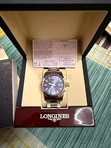 Longines conquest man’s watch quarts