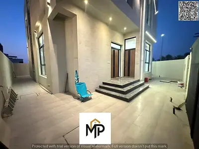 Luxury villa for sale in Al-Haliu: spacious area, elegant modern design, registration fees included