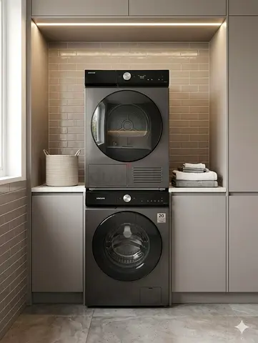 Samsung latest model 11.5 kg washer and 9 kg dryer bespoke seprate set freestanding