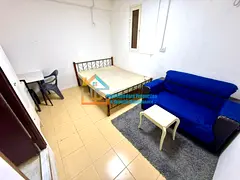 Studio Apartment for Rent | Water& Electricity Included | Khalidiyah (Near Civil Defense), Abu D