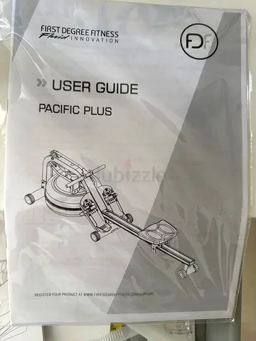 Pacific Plus rowing machine - user manual included, used less than 10 times perfect condition .