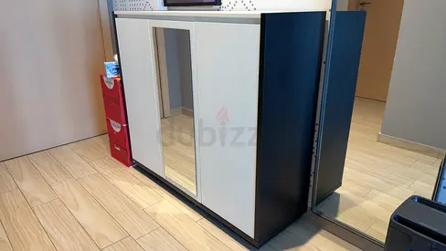 Shoe Cabinet/ Shoe Storage with Mirror - excellent condition