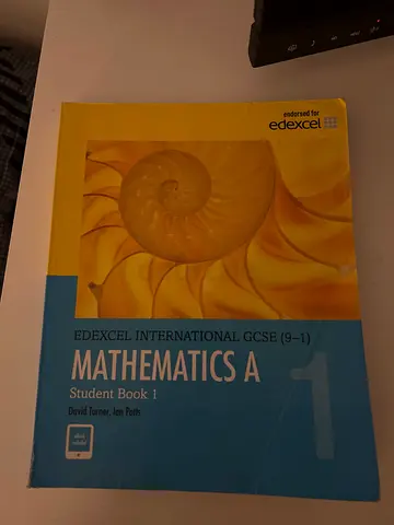 IGCSE mathematics A (book 1) edexcel textbook